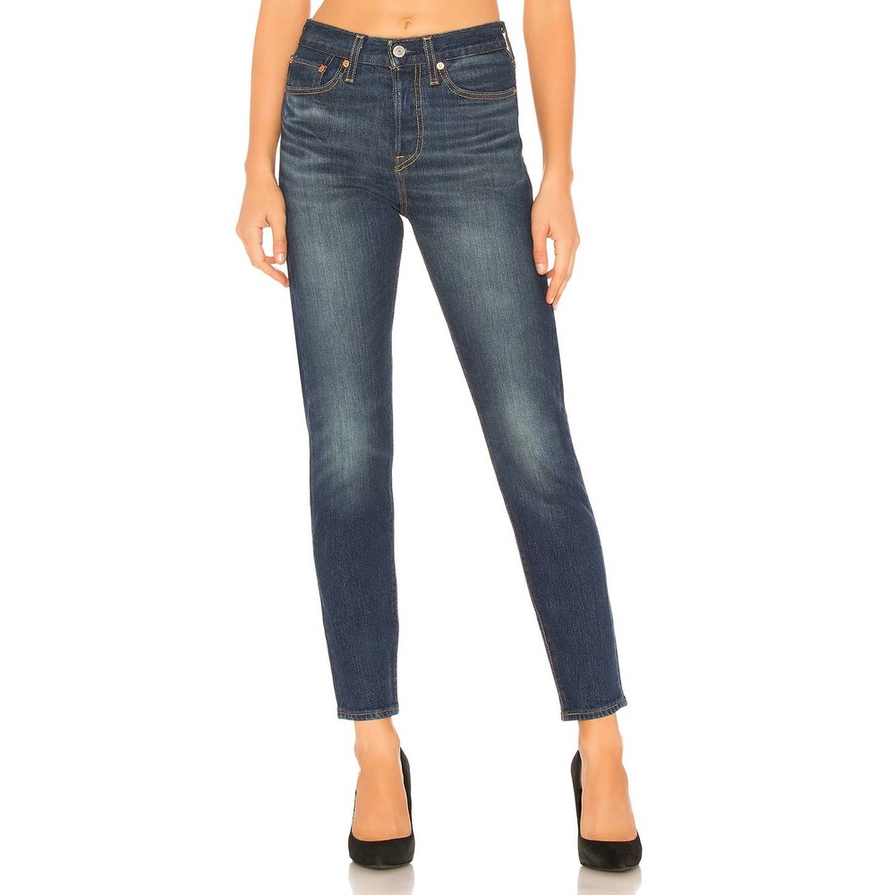 Levi's Wedgie Icon Jeans Womens 28 Authentic Favorite Medium Wash Button Fly